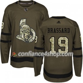 Adidas Maillot de Hockey Ottawa Senators Derick Brassard 19 2017-2018 Camo Vert Authentic - Homme